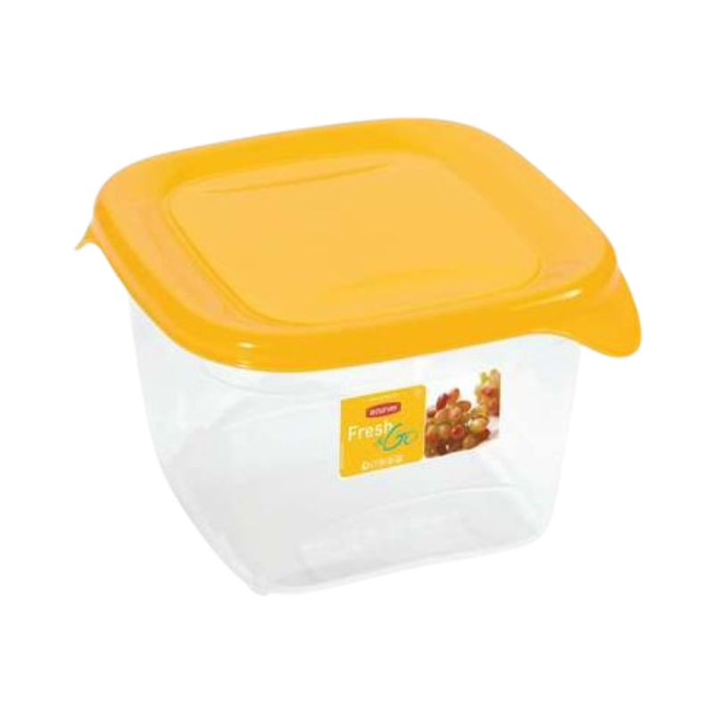 Pojemnik Curver Fresh&Go 1,2L żółty kwadratowy