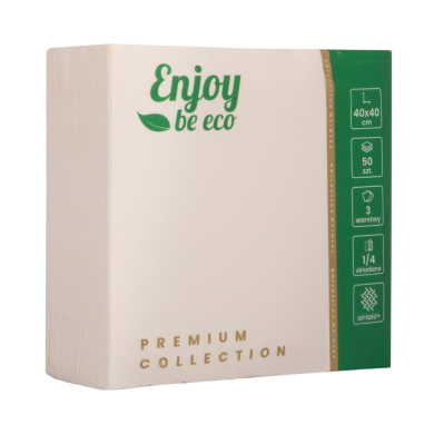 Serwetki flizelinowe szampan 40x40 Enjoy 50 szt.