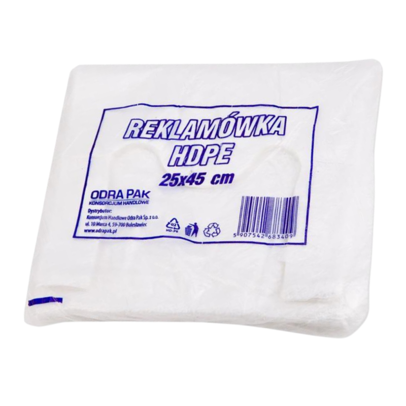 Reklamówka HDPE 25x45 ODRA 180szt lekka