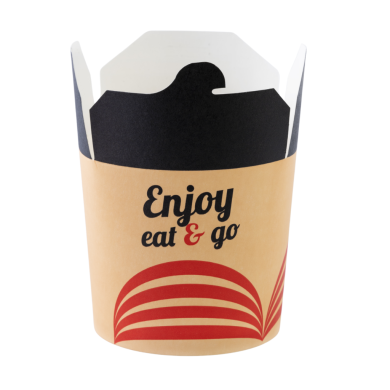 Kubełek papierowy 750ml Enjoy NADRUK a'50 ODRA PAK