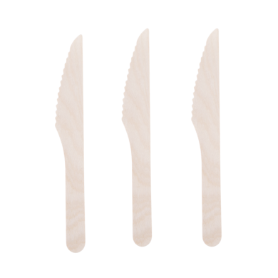 Nóż drewniany 16,5cm 100szt Enjoy&Be Eco ODRA PAK