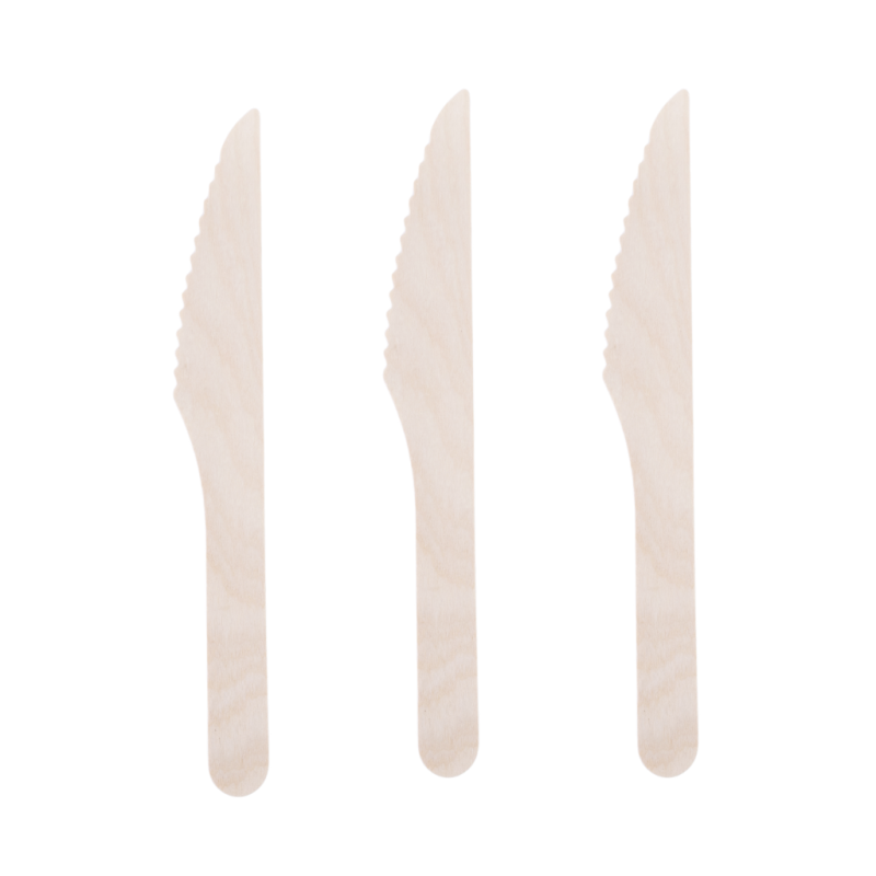 Nóż drewniany 16,5cm 100szt Enjoy&Be Eco ODRA PAK