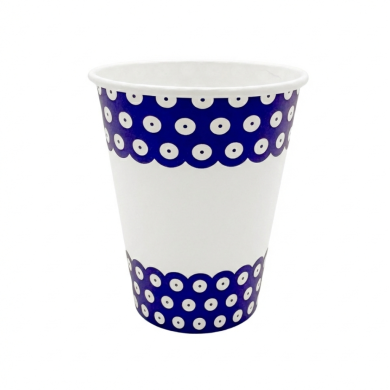 Kubek papierowy 250ml Stempelki 60szt ODRA PAK