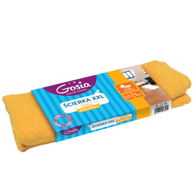 Ścierka mikrofibra XXL żółta Gosia 50x60cm 7268