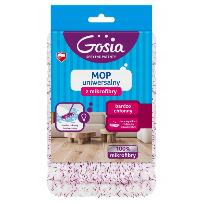 Mop płaski zapas Gosia 8821 mikrofibra Politan