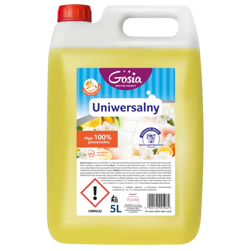 Płyn uniwersalny Gosia 5L Egzotyczne Cytrusy