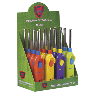 Zapalarka gazowa długa KOST ZG-07 22cm | Do grilla kominka