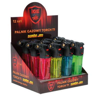 Palnik Gazowy KOST Torch T1 | Zapalniczka Turbo Jet 1300°C | Regulacja Płomienia