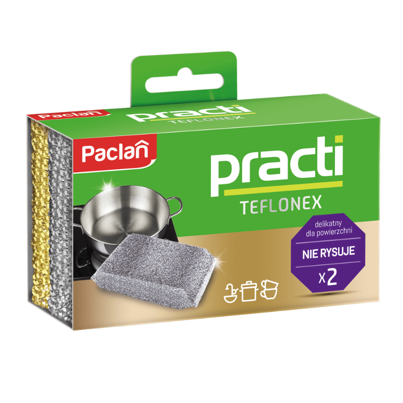 Zmywak do teflonu PACLAN 2 szt. Teflonex