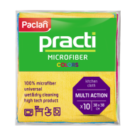 Ścierka mikrofibra Paclan 10szt. 36x36cm mix kolor