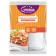 Foremka aluminiowa Lasagne Gosia 3szt 21x14cm