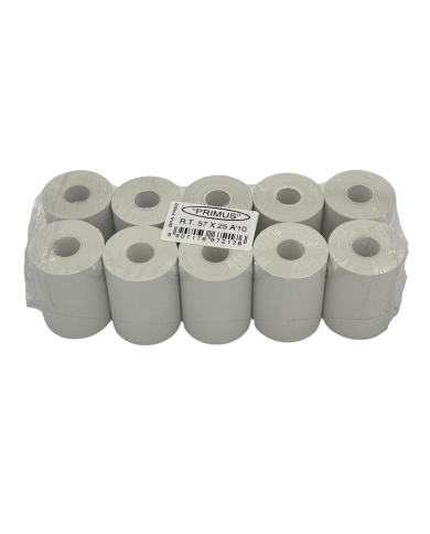 Rolka termiczna 57mm x 25m do kas fiskalnych, 10 szt. | Bez BPA