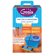 Mop obrotowy Gosia 5672 mikrofibra + wiadro 12L