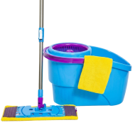 Mop obrotowy Gosia 5672 mikrofibra + wiadro 12L