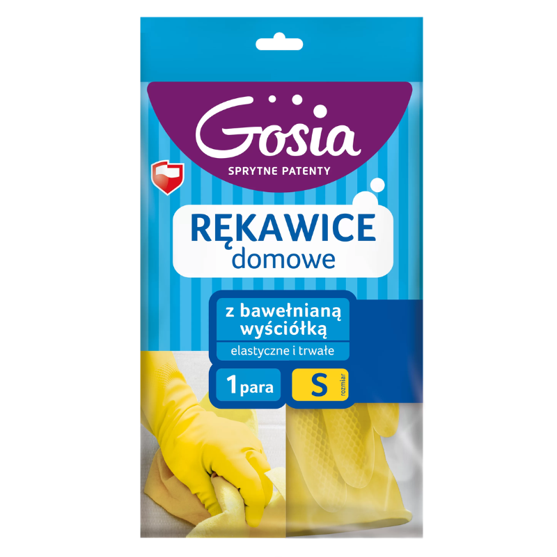 Rękawice domowe S BIO Gosia 5005 bawełniana wyściółka