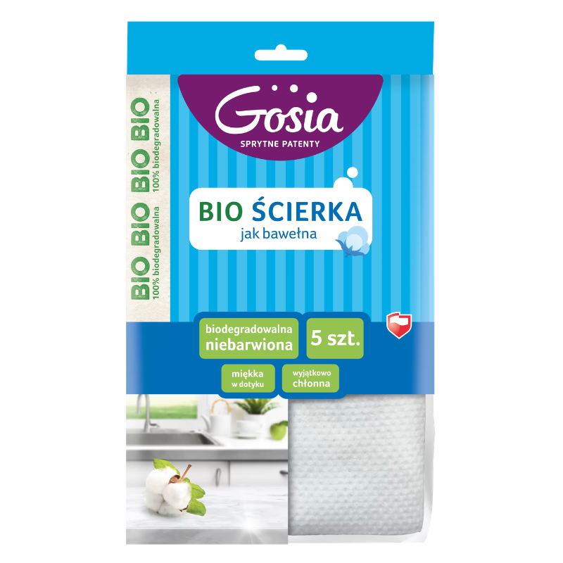 Ścierka jak bawełna Gosia A'5 5szt biodegradowalna