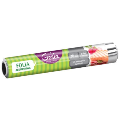 Folia aluminiowa Gosia 30m 29cm gruba z tłoczeniem Politan