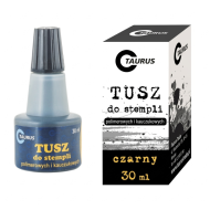 Tusz do stempli czarny 30ml wodny szybkoschnący | Uniwersalny