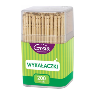 Wykałaczki Gosia 200 szt. drewniane 6,5 cm | Multipack