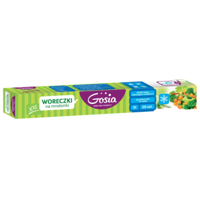 Woreczki na mrożonki XXL 5L Gosia 20szt Politan