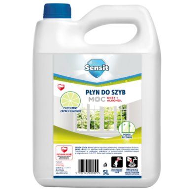 Płyn do szyb Limonka 5L octem alkoholem Politan