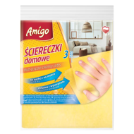 Ścierka domowa Amigo 3 szt. żółta uniwersalna