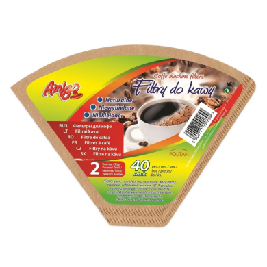Filtry do kawy Amigo 2 40 szt Politan 3544