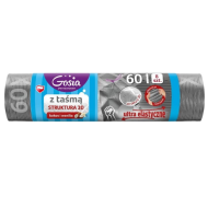 Worki na śmieci 60L a'8 taśma 3D Kokos Gosia Politan