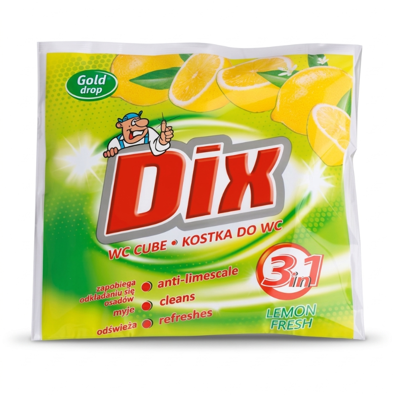 Kostka do WC DIX z koszyczkiem 35g morski