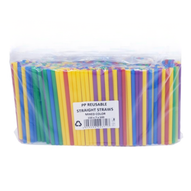 Słomki SHAKE 150/7mm kolor 500szt ODRA PAK