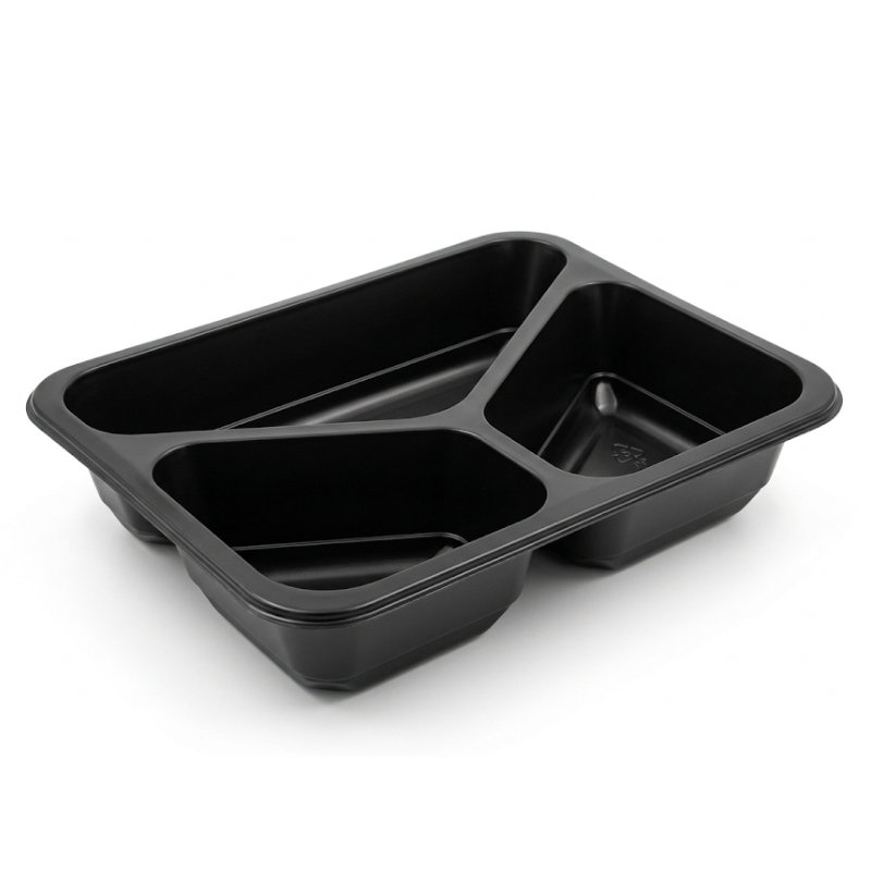 Pojemnik do zgrzewu MAP3C 3‑dzielny czarny 80 szt. Guillin