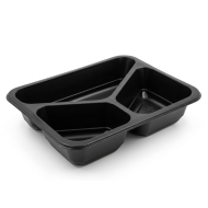 Pojemnik do zgrzewu MAP3C 3‑dzielny czarny 80 szt. Guillin