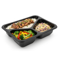 Pojemnik do zgrzewu MAP3C 3‑dzielny czarny 80 szt. Guillin