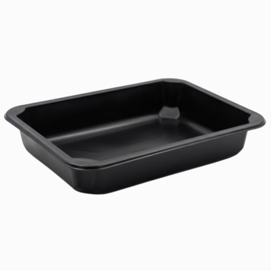 Pojemnik do zgrzewu Guillin 227x178x30 czarny 80 szt.