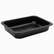 Pojemnik do zgrzewu Guillin 227x178x30 czarny 80 szt.