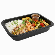 Pojemnik do zgrzewu 650 ml czarny W1/601RD Guillin