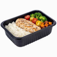 Pojemnik do zgrzewu W1/602RD 850ml czarny Guillin