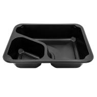 Pojemnik do zgrzewu czarny 800+200ml Gullin