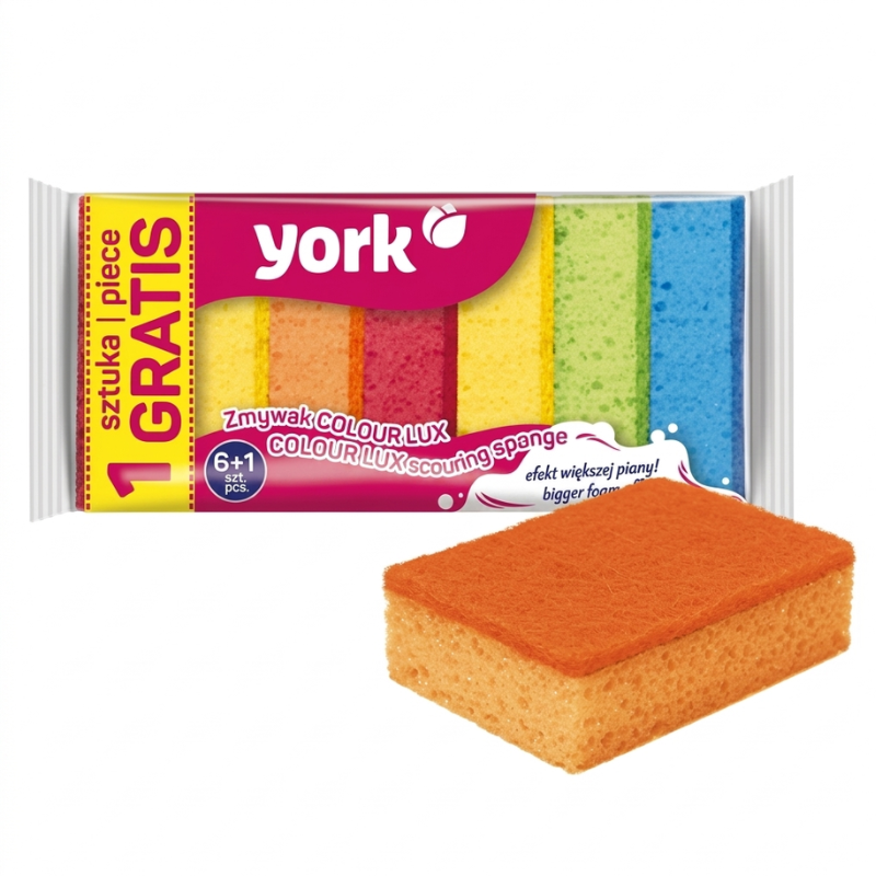 Zmywak YORK COLOUR LUX 6+1 szt. | Packing1