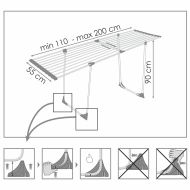 Suszarka YORK MAX 200cm biała | Packing1