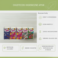 Chusteczki Higieniczne APSIK 2W Biały 10szt – 100% Cel...