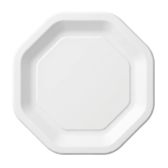 Talerz Tackokąt 24x24cm 50szt biały papierowy[1][4]