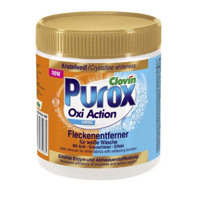 Wybielacz tlenowy PUROX do białego 750g | Clovin
