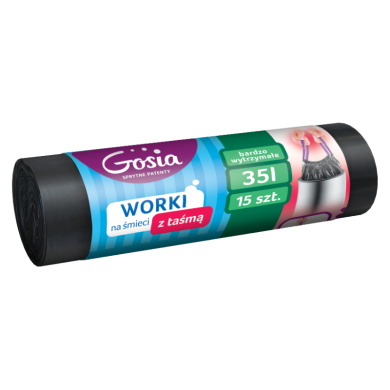 Worki na śmieci 35L LDPE GOSIA Politan 6734