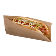 Torebka hot-dog HERSTA brąz P1625 1000szt | Packing1