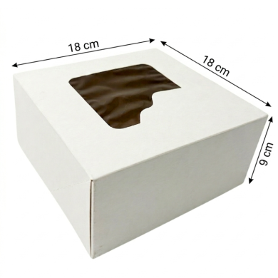 Pudło Hersta P689 18x18x9cm biały | Packing1