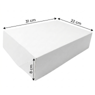 Pudło białe Hersta P1127 31/22/8cm | Packing1
