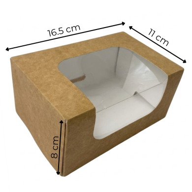 Pudło brązowe Hersta P4396 16,5x11x8cm | Packing1