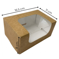 Pudło brązowe Hersta P4396 16,5x11x8cm | Packing1