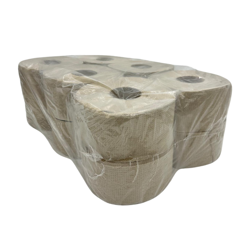 Papier toaletowy Jumbo 1W Szary 100m 12szt Makulatura